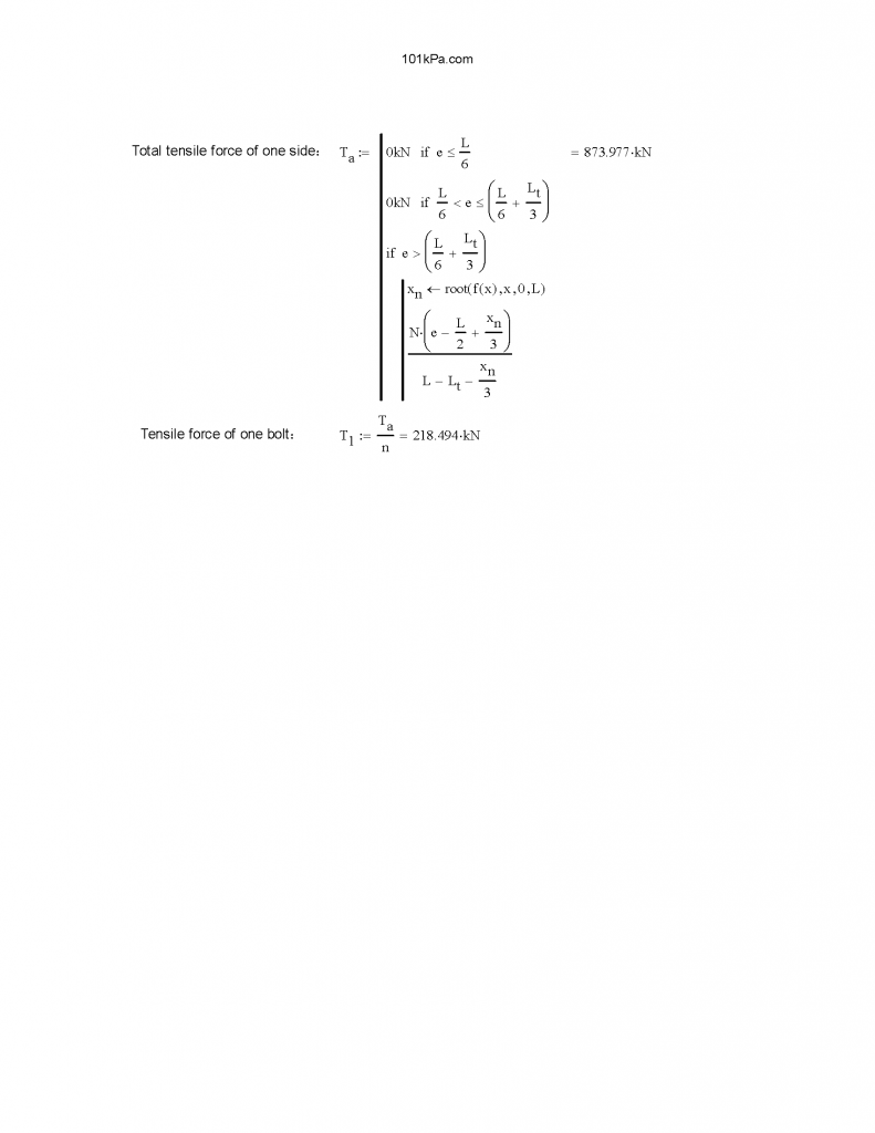 洋人学国标系列4-Column base anchor bolt calculation According to GB code